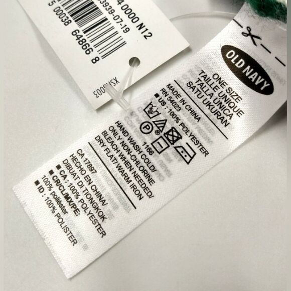 Old Navy Plaid Fringe Large Scarf Wrap Shawl Throw NWT Home Decor - Picture 8 of 10